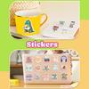 50 Cartoon Readings Reading Graffiti Stickers Guitar Notebook Suitcase DIY Waterproof Stickers