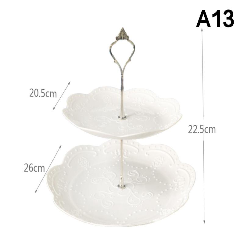 2/3 Katlı Cupcake Standı Servis Standı Tatlı Kulesi Meyve Tepsisi Çay Partisi Bebek Partisi Düğün Noel Partisi İçin