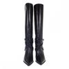 CELINE  351363314C.38NO 36 Boots Black Calfskin Women