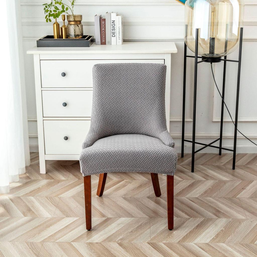 Customized 210gsm Jacquard Plaid Stretch Armchair Cover for Home or Hotel