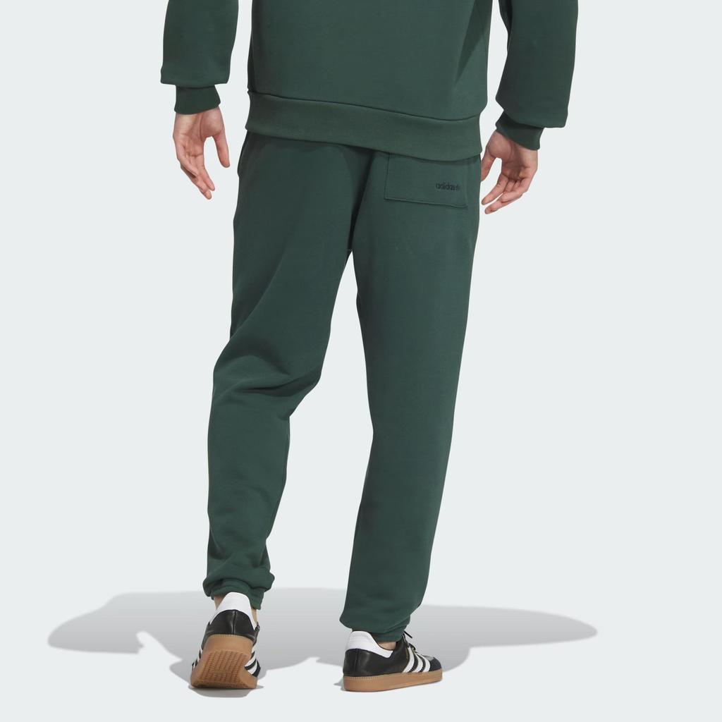 Adidas Originals Graphics Joggers With Brand Logo Embroidery Mid-Rise Drawstring Knit Sports Pants Men Joggers Mineral-Green JD3244