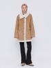 Leseizeme Classic Reversible Mustang Coat - Beige