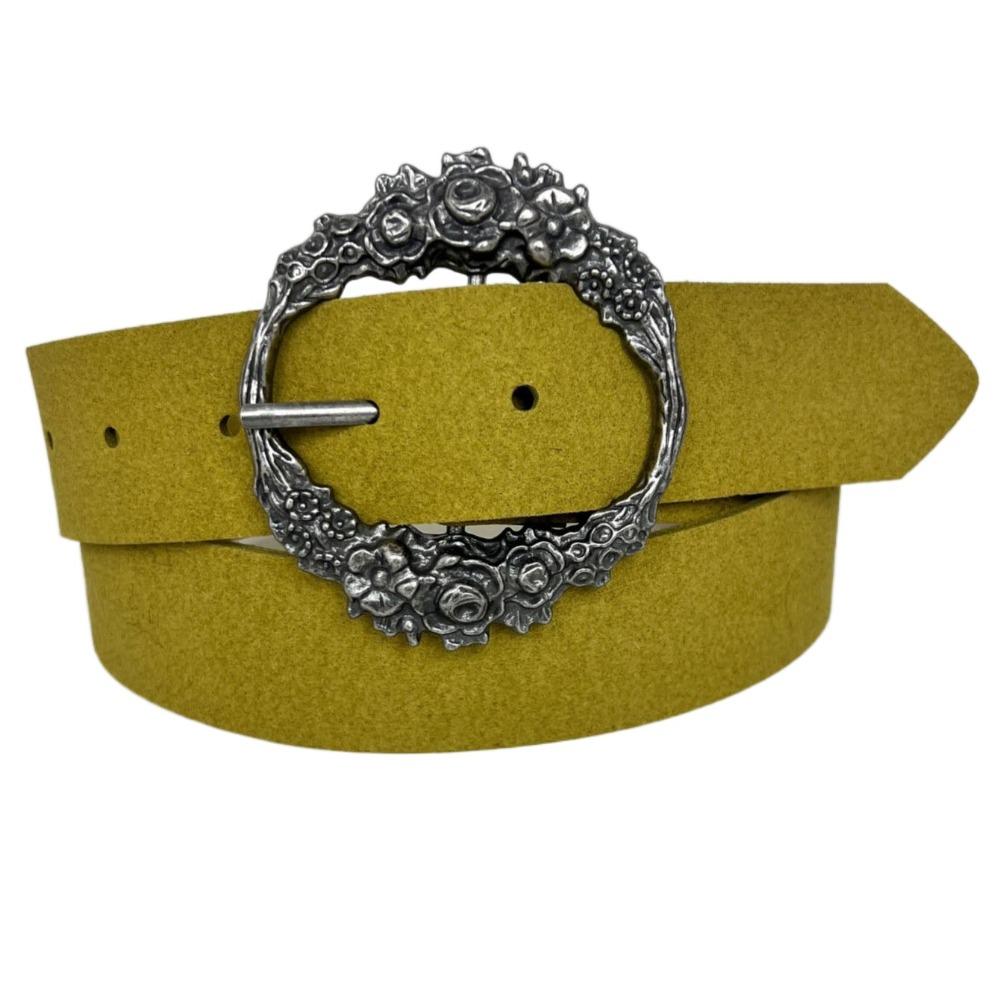 

Ремень из искусственной кожи из микрофибры с цветочным узором, джинсовый пояс в стиле ретро-бохо, для девушки-перчинки серебряный/зелёный