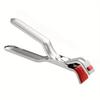 New Stainless Steel Anti-scalding Clip Hot Bowl Holder Dish Clamp Pot Pan Gripper Clip Air Fryer Dish Plate Retriever Tongs Kitchen Supplies