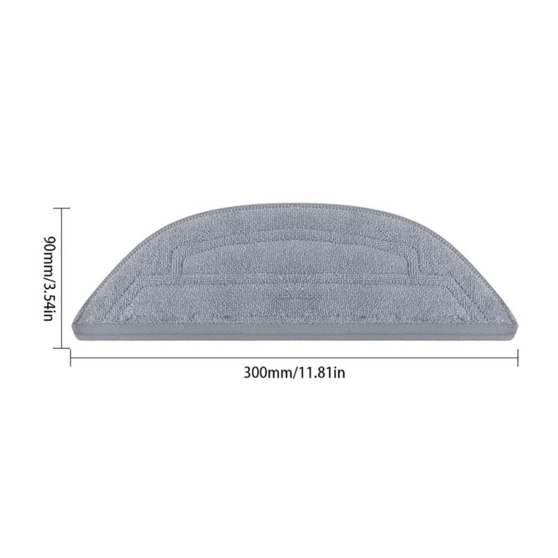 Convenient Mop Cloths Sweeping Robot Mop Cloth Sweeping Robot Replacement Part Fabric Mopping Pads for G20S S8pro maxv
