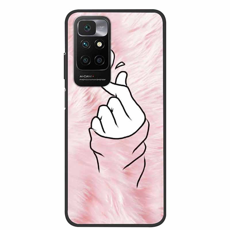 Für Xiaomi Redmi 10 Hülle Stoßfest Weiches Silikon TPU Rückabdeckung Für Xiaomi Redmi10 Handyhüllen Redmi 10 Prime 2022 Süße Cartoon