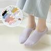 Women's Summer Thin Cotton Non Slip Mesh Boneless Invisible Heel Socks