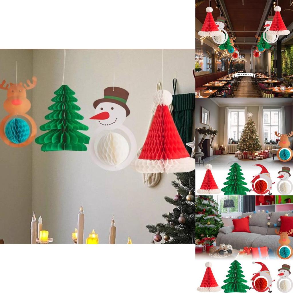 Charming Mini Christmas Tree Paper Decoration For Festive Holiday Celebrations