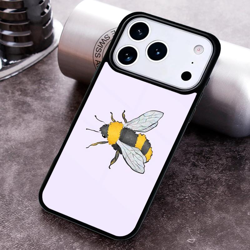 Bees Phone Case For iPhone 17 16 15 14 13 12 11 Pro Max Plus 17Air Soft Silicone Cover