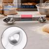 5PCS/SET with Leveler Magnetic Measuring Spoon Stainless Steel Seasoning Spoon Coffee Spoon  Kitchen