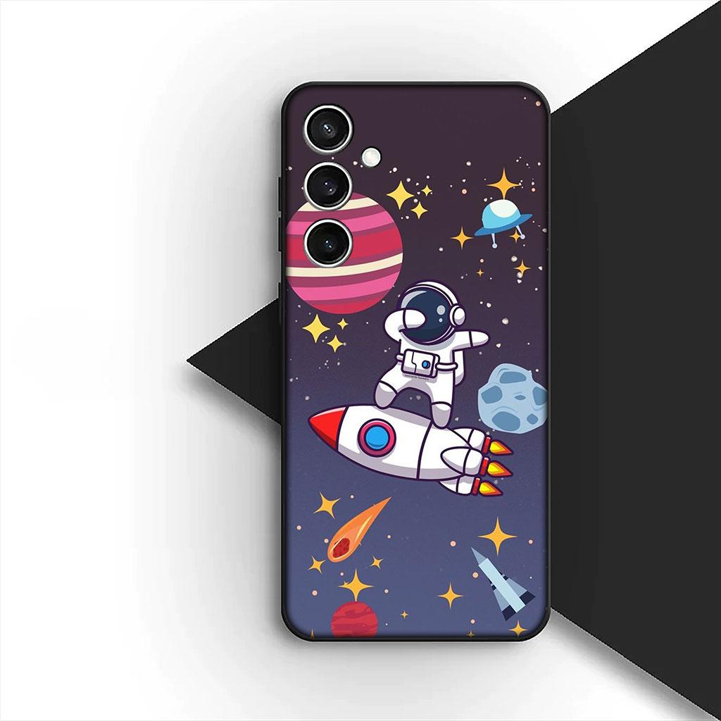 Phone Cover for Motorola Moto Edge 70 60 Fusion NEO Pro G Stylus G56 G96 G04 G05 20 Case Moon Astronaut Universe Galaxy Stars