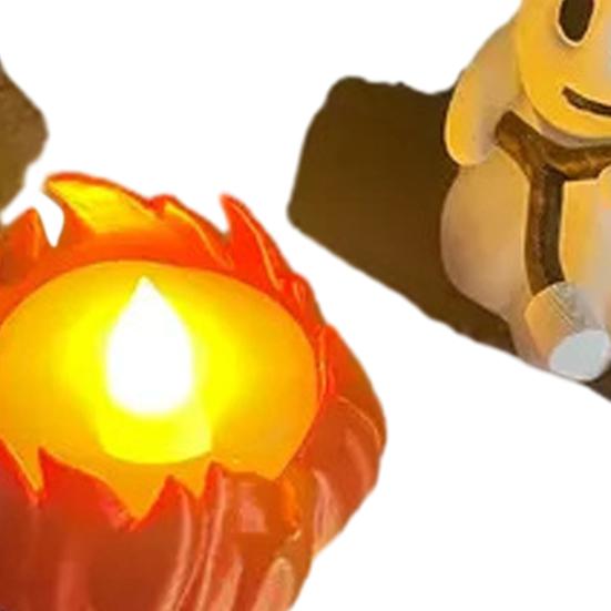 Ghost Campfire Gathering Ornament Ghost Table Centerpieces Halloween Decoration Desktop Statue Gift for Halloween Lovers
