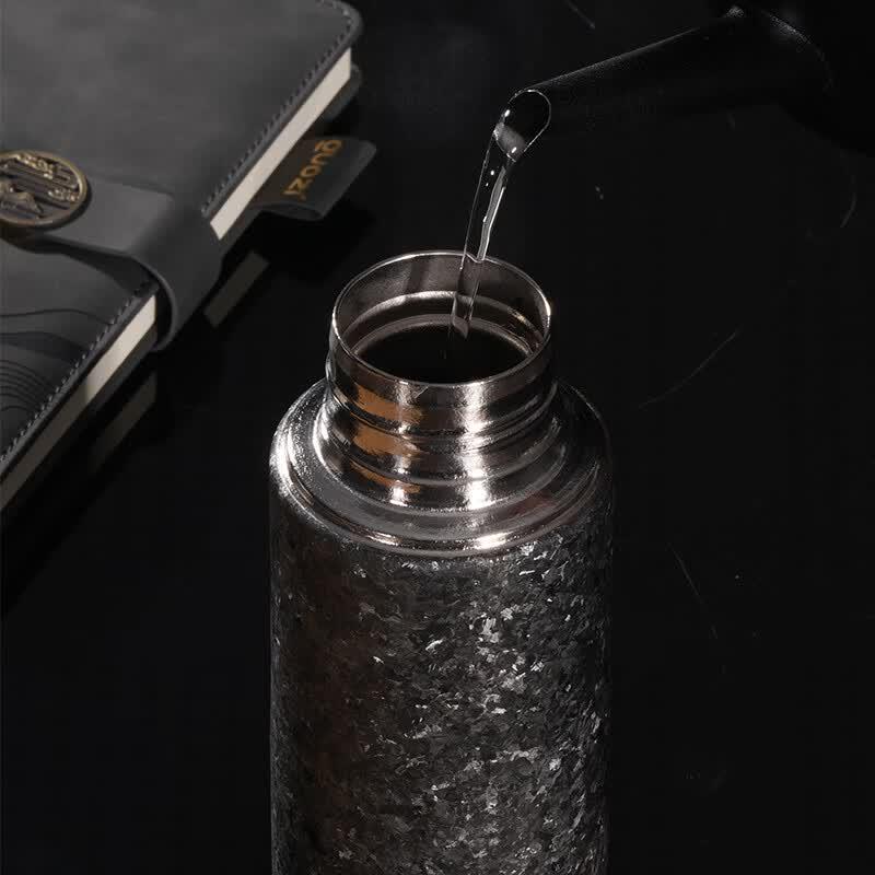 GUOZI Pure Titanium Insulated Water Bottle