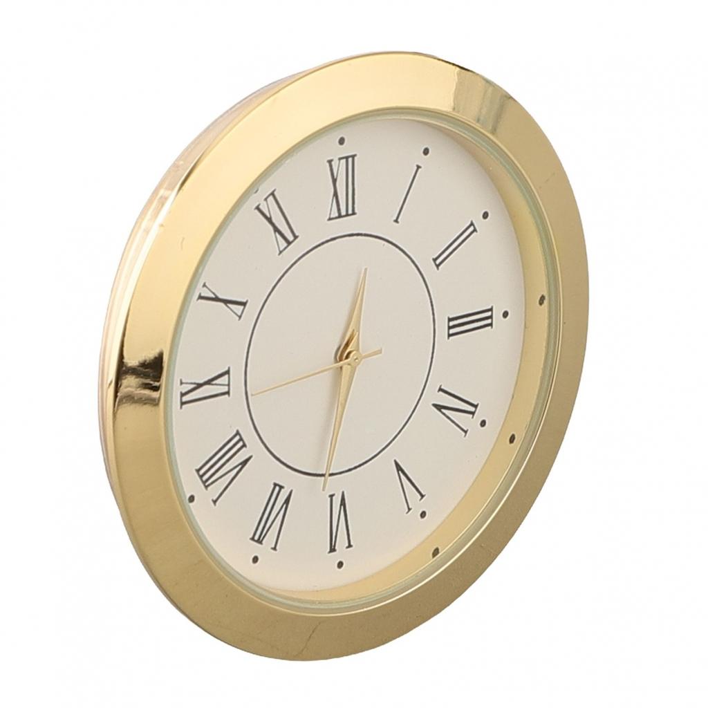 Clock Insert Quartz Movement Round Glass Mm Quartz Movement
