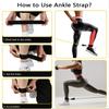 1/100 Pound Resistance Band Set for Home Fitness Yoga Strength Training Exercise Elastic Rope Equipment