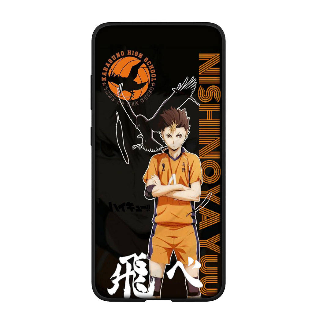 Phone Case for Samsung Galaxy S25 S24 S23 iPhone 16 15 Xiaomi Redmi Note 14 13 12 16E 11 Pro Max OPPO Moto Huawei Karasuno Haikyuu Shoyo Hinata Cover