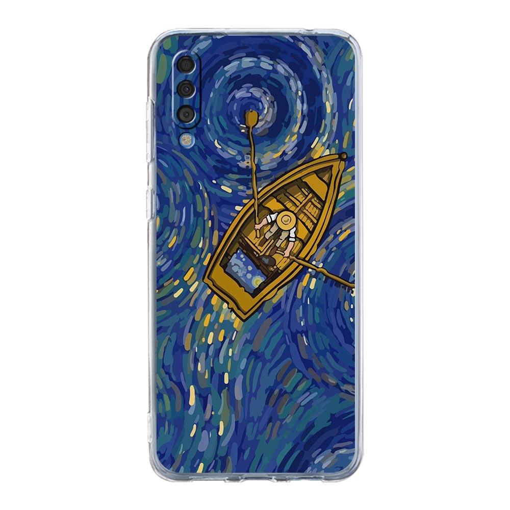 Art Aesthetic Van Gogh Starry Phone Case For Samsung Galaxy A52 A50 A70 A10 A30 A40 A20S A20E A02S A12 A22 A72 A32 5G A04s Cover