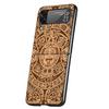 Mayan Stone Totem Pole Phone Case For Samsung Galaxy Z Flip 7 6 5 4 3 5G Cover ZFlip7 ZFlip6 ZFlip4 ZFlip5 ZFlip3 Coque Fundas G