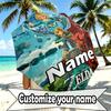 Custom Name Personalized The Legend Of Zelda Print Umbrella, Auto Open Close, 8‑Rib Sturdy Frame, Commute Camping Hiking Use, Birthday Gift