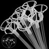10/50 Pcs Transparent Balloon Stick Stand With Cup Plastic Macaron Balloons Holder Cup Wedding Birthday Party Decoration