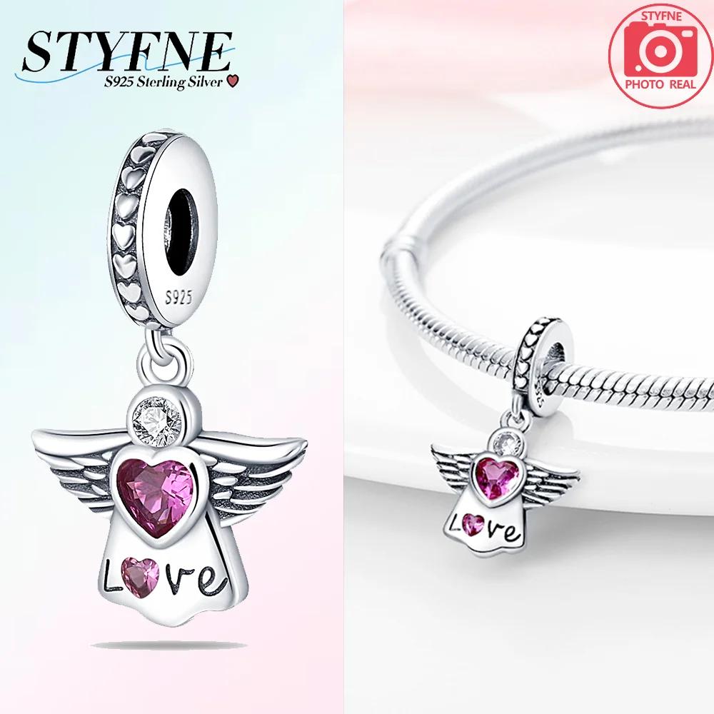 Decorative Charms Plata Originales Pearl Angel Beads For Charms Copper Chic Bracelet Beads Jewellery Making Women'S Gift