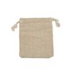 Drawstring Bags Small Linen Pouch Linen Color drawstring 50Pc hot Brand New