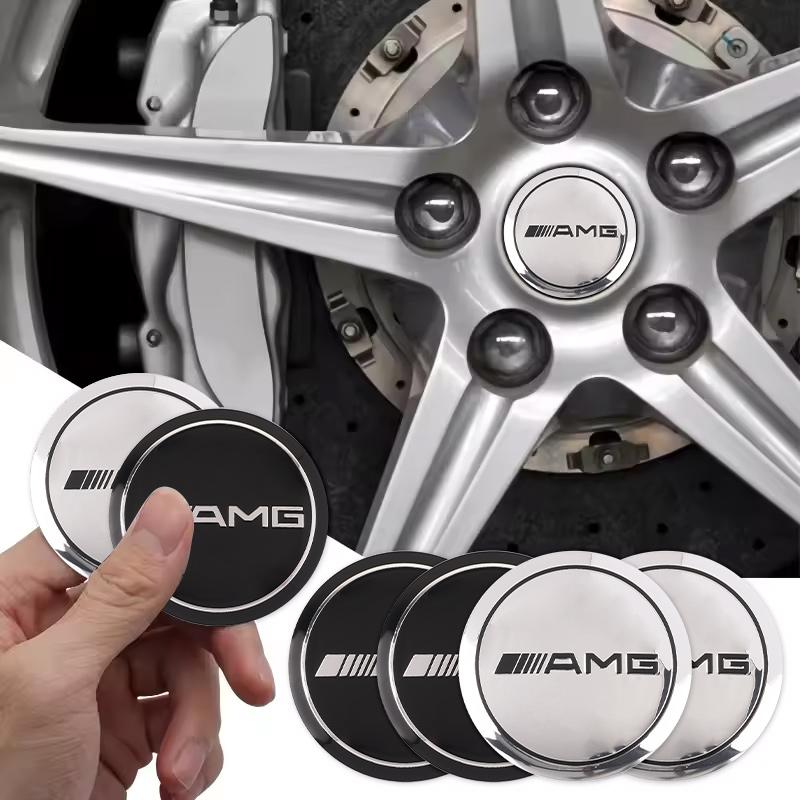 4PCS 56mm Car Wheel Center Hub Cap Emblem Stickers Decorate For Mercedes Benz AMG W203 W206 W220 W205 W211 W212 W201 GLS CLS GLC CK1