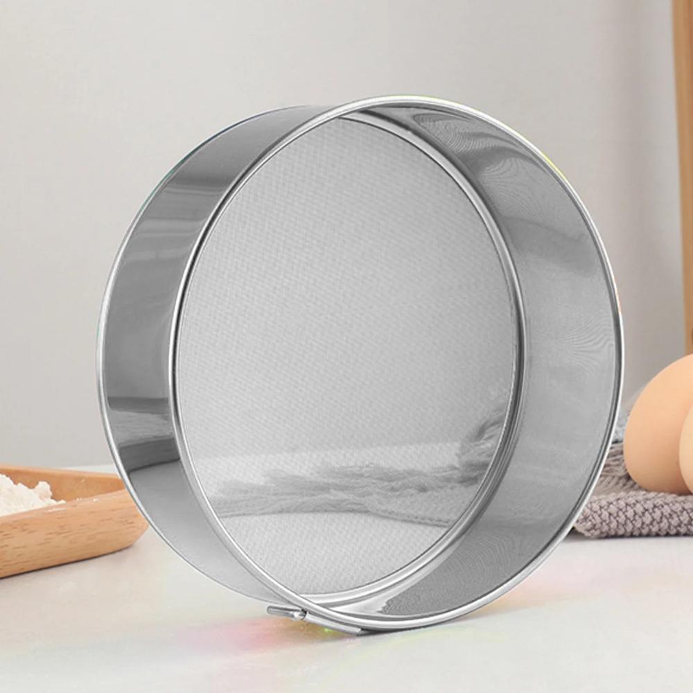 Stainless Steel Mesh Flour Sifter Ultrafine Baking Strainer Kitchen Gadgets Sugar Sieve Soy Milk