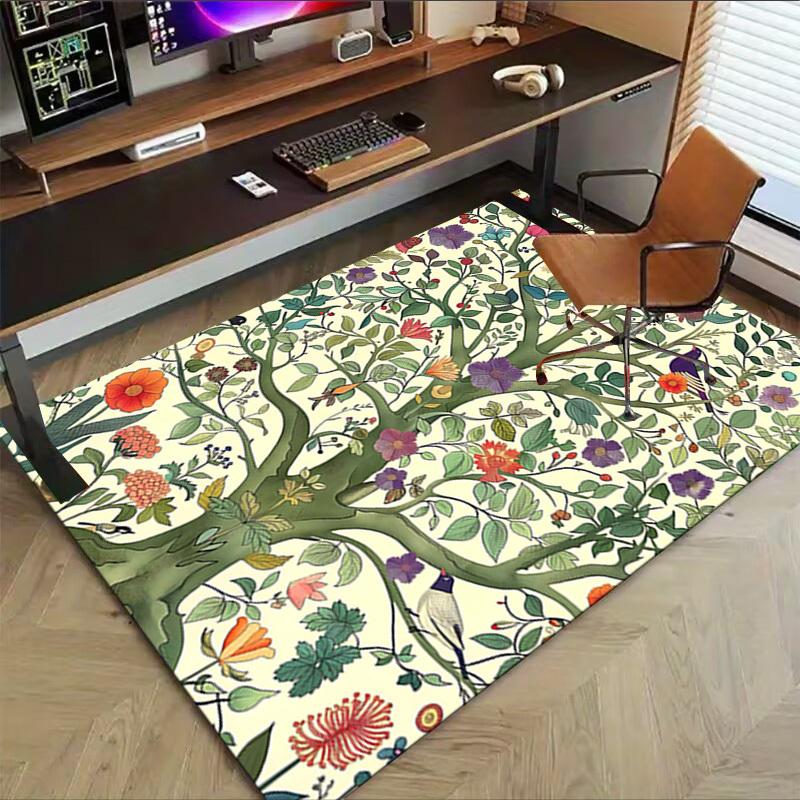 1PC tree pattern Extra Large Non Slip Floor carpet, Office, family, Studio   Large Area Rug Indoor Rugs, Bold Statement Piece