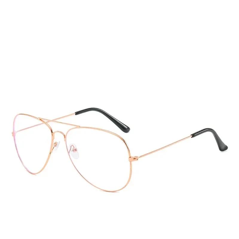 

Finished Myopia Glasses Women Men Double Beam Nearsighted Eyewear Metal Frame Minus Diopter -1.0 To -4.0 HD Prescription Glasses -0.5