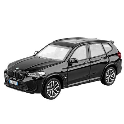 1/32 BMW X3M Legierungsmodellauto, mit Ton- und Lichtfunktionen, Innendekoration Sammlung Ornamente, Geschenke für Autoenthusiasten