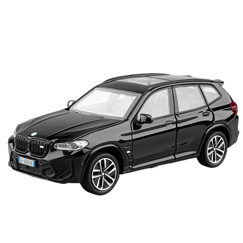 1/32 BMW X3M Legeringsmodellbil, med Lyd- og Lysfunksjoner, Interiørdekorasjon Samlepynt, Gaver til Bilentusiaster