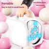 Portable Handheld Stage Bubbles Blowing Led Lights Kids Electric Automatic Maker Bubbles Toys Outdoor Wedding Party Prop Game