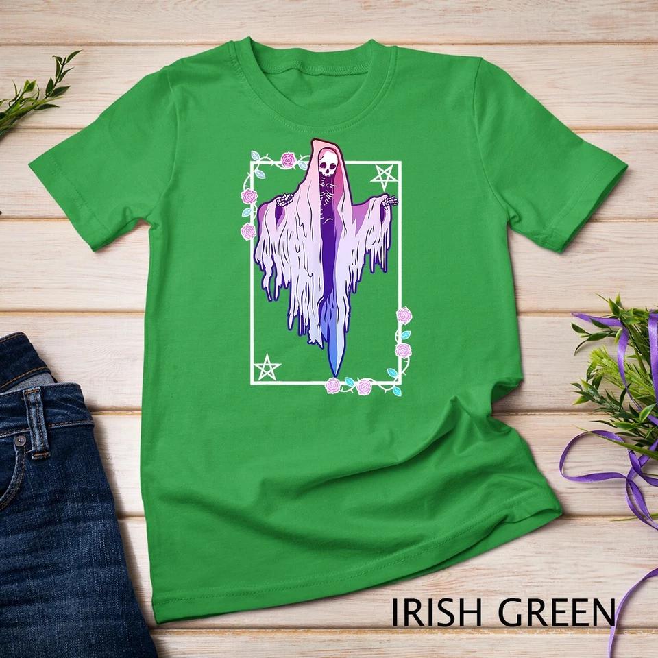 Pastel Goth Ghost Tarot Style T-Shirt Unisex T-shirt 4 L