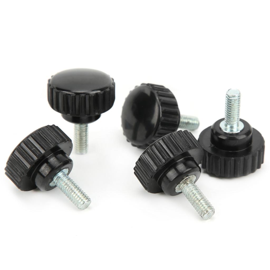 10Pcs Clamping Knob Jig Bolt Lathe Hand Grip Twist Nut Straight Thread Locking Handle M6x25x15