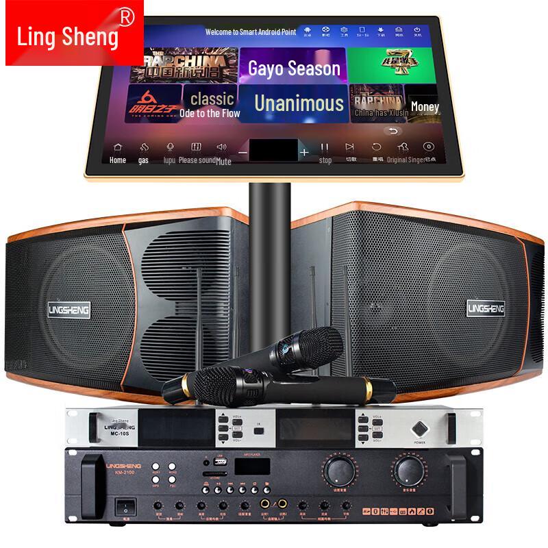 LINGSHENG Home Theater KTV System with Integrated Amplifier