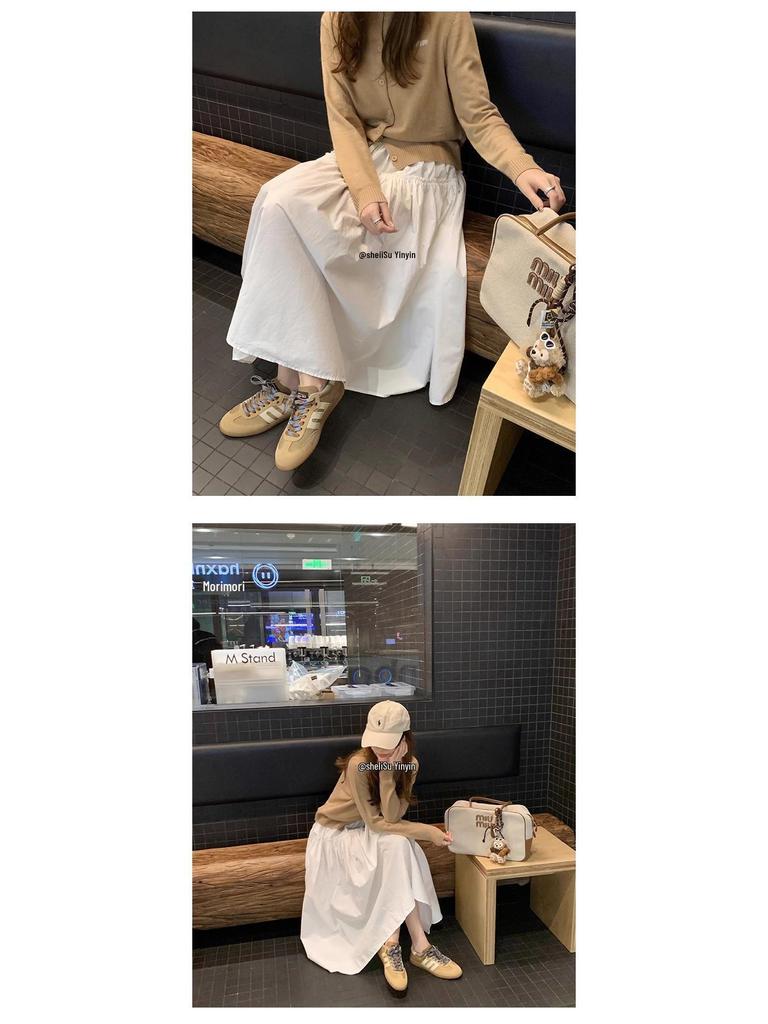 Su Yinyin’s American Retro Color-Matching Women's Casual Sports Shoes - Inspired by Fine Arts Freshmen, Soft Leather German Trainers