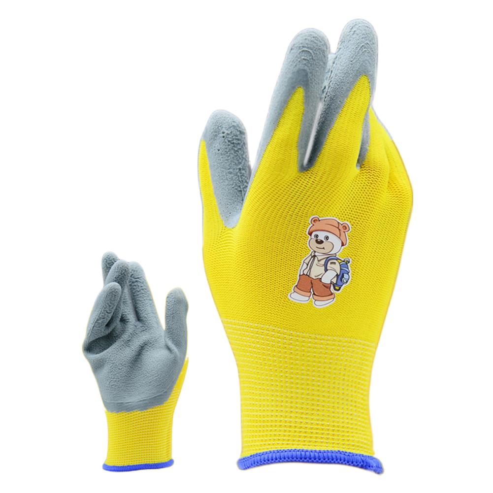 Gardening Gloves Kids Durable Waterproof Garden Work Gloves Non-Slip Children Safety Yard Work Gloves Portable Garden Supplies