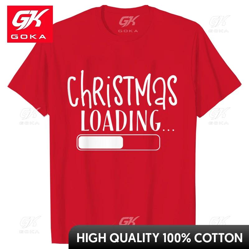 Christmas Loading Graphic TShirt Unisex Clothing Xmas Short Sleeve Tees Happy New Year Tshirt Fashion Merry Christmas Y2k Tops S