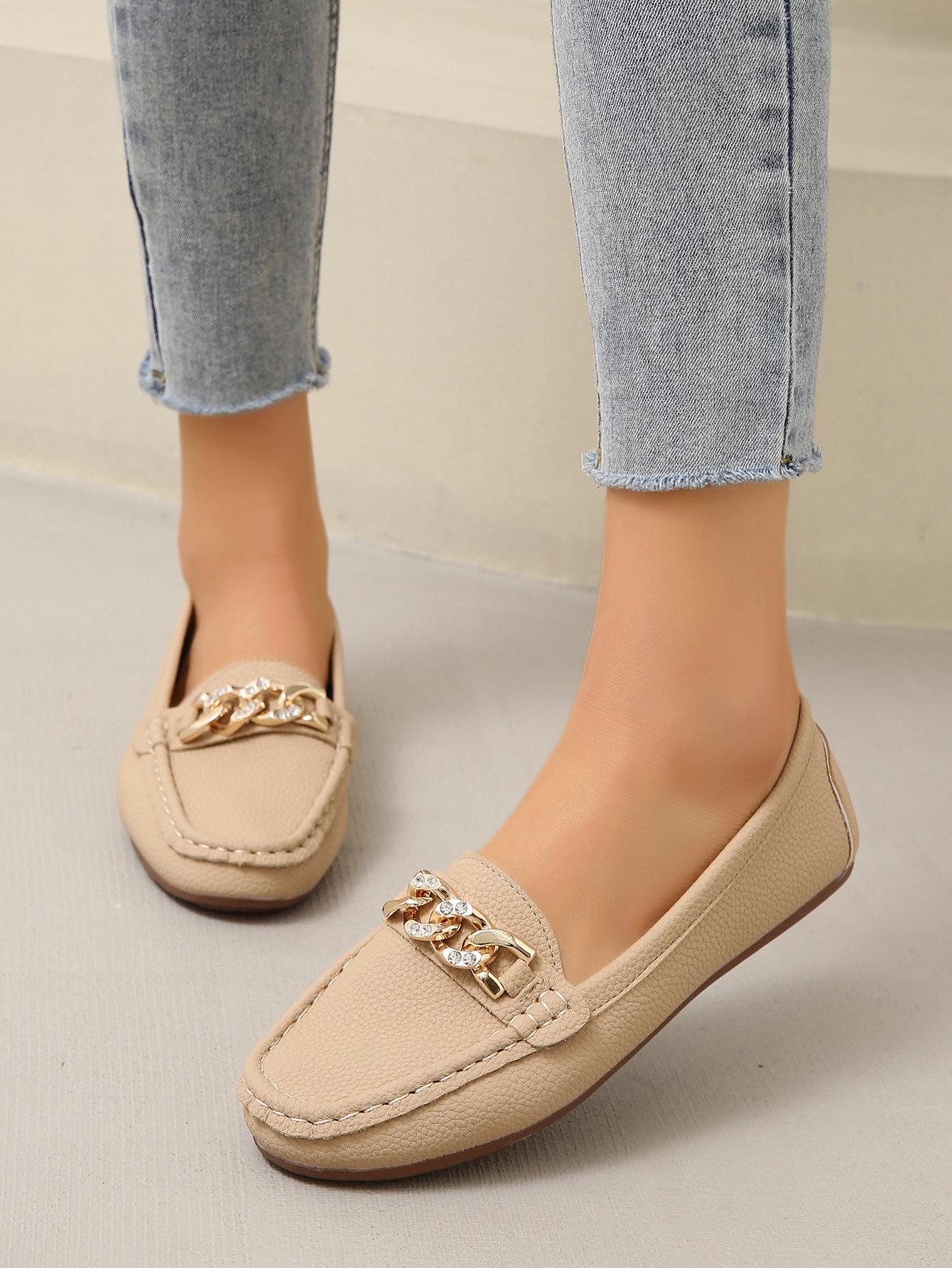 

Fashion Women Shoes 2025Summer New Flat Sole Single Shoes with Breathable Comfortable Soft Sole Casual Shoes Loafers Zapatillas De Mujer 43 хаки