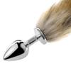 Fuchsschwanz Anal Plug Metall Butt Plug Tier Cosplay Massage Produkt
