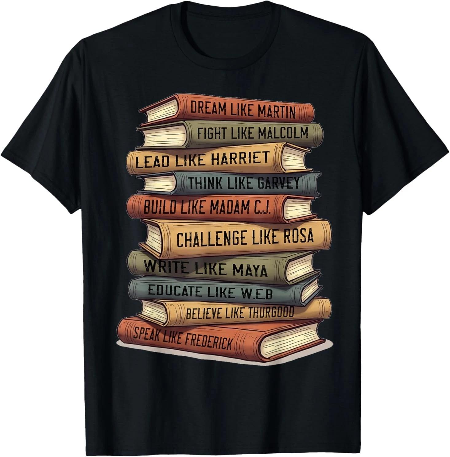 Black History Month Black Leaders African American Teachers T shirt M