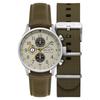 AVI-8 Hawker Hurricane Klasické Chronografové Hodinky 43,5 mm Pouzdro z Nerezové Oceli Tachymetr Datum Minerální Sklo Vodotěsné 5 ATM Kožený Řemínek 22 mm