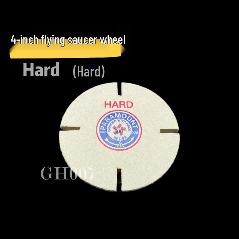 4-Inch Super Hard Wool Polishing Wheel for Jewelry and Watch Mirror Finish