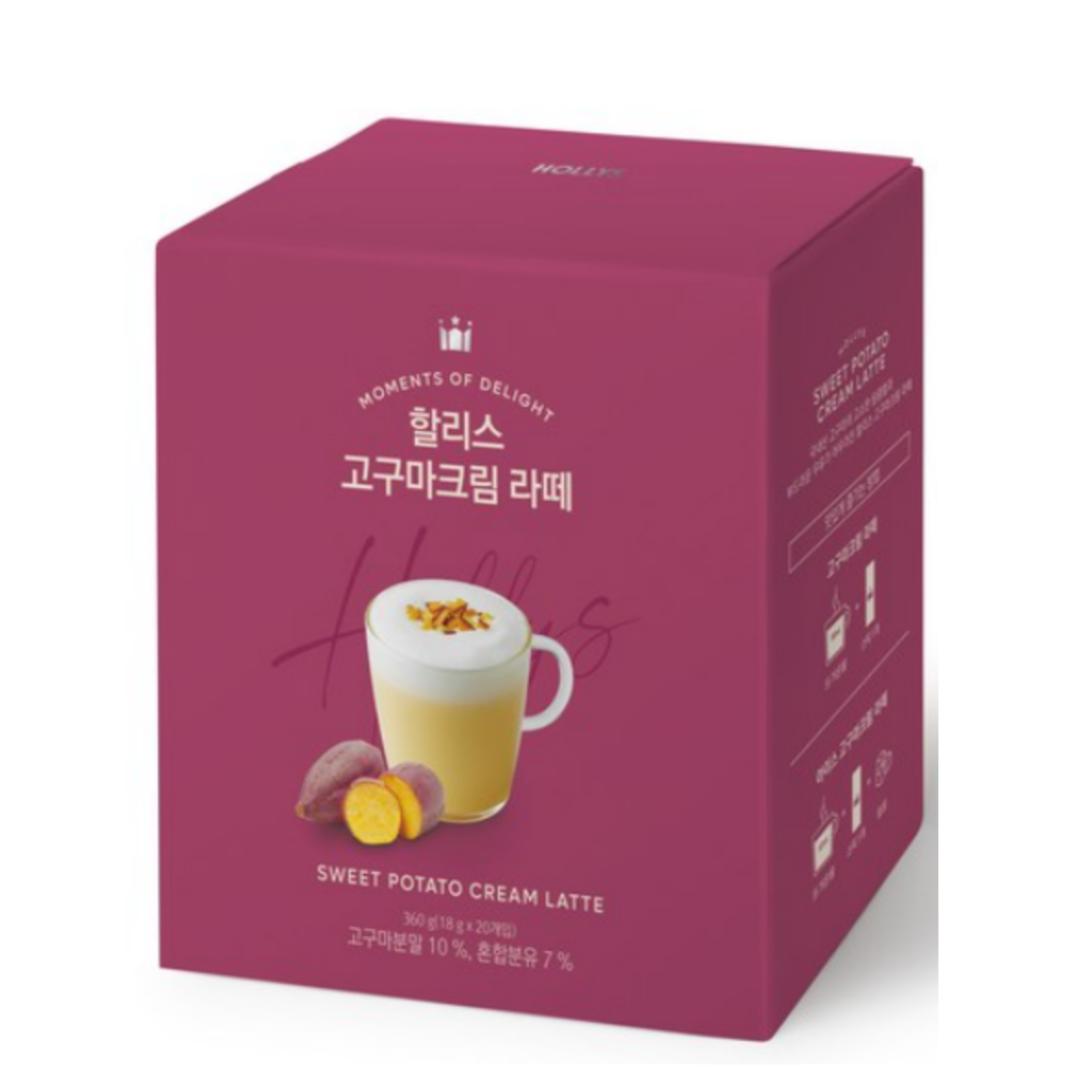 [Hollys] Sweet Potato Cream Latte Sticks (20T)