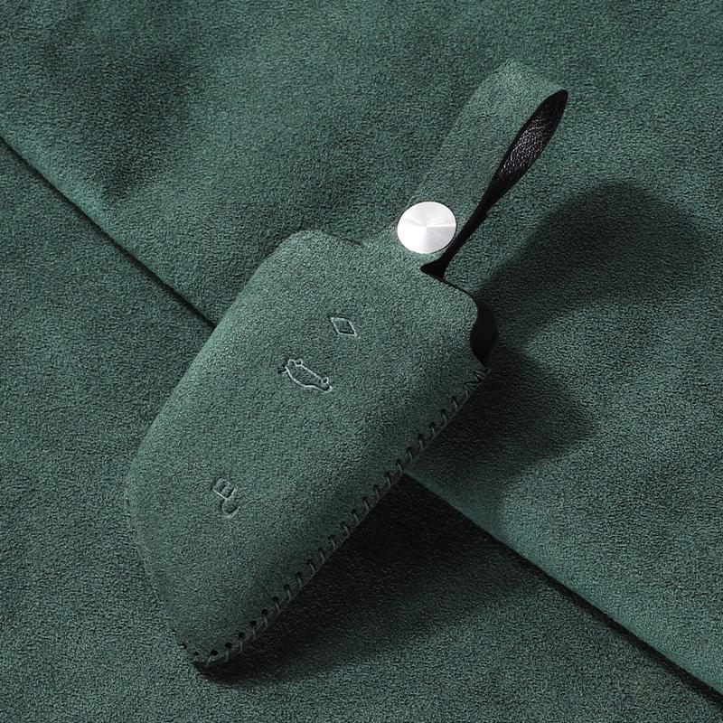 Suede Car Key Case Cover for BMW X1 X3 X4 X5 F15 X6 F16 G30 7Series G11 F48 F39 520 525 G20 118i 218i 320i Made of Accessories