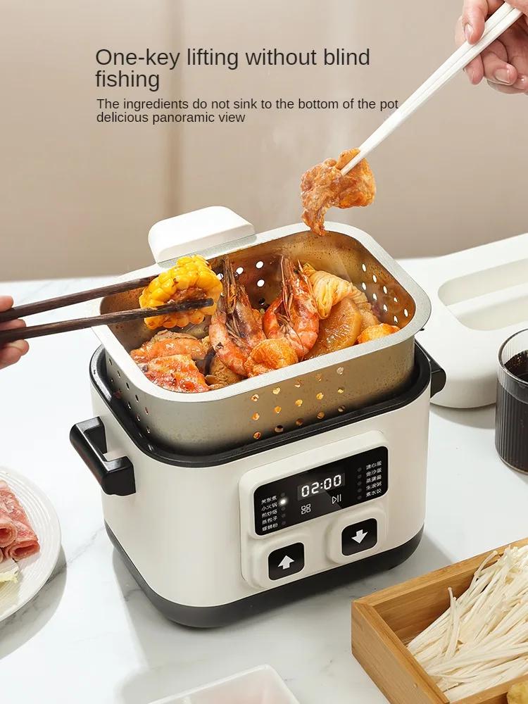 Мультиварки 220 В - Электрическая кастрюля с подъемом и разделением Дизайн для кастрюли — фото 3