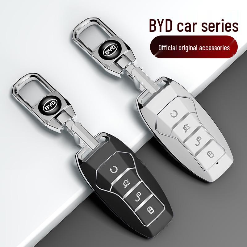 Compatible Key Cover for BYD Han EV, Tang DM/MAX, Song Pro, Qin PLUS, Yuan Models - Women’s Shell Buckle Bag