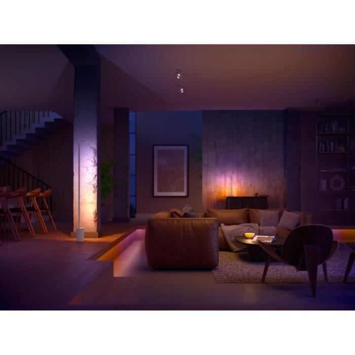 Lampadaire - Philips - Hue White and Color Amb - Blanc - Intérieur - LED intégrée