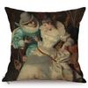 Famous Netherlands Painter Frans Hals Realism Painting Sofa Decorative Cushion Cover Elegant Lady Vintage Portrait Pillow Case